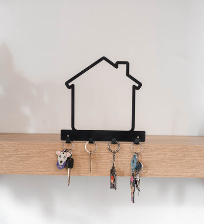 Porta llaves en hierro con pintura electrostática