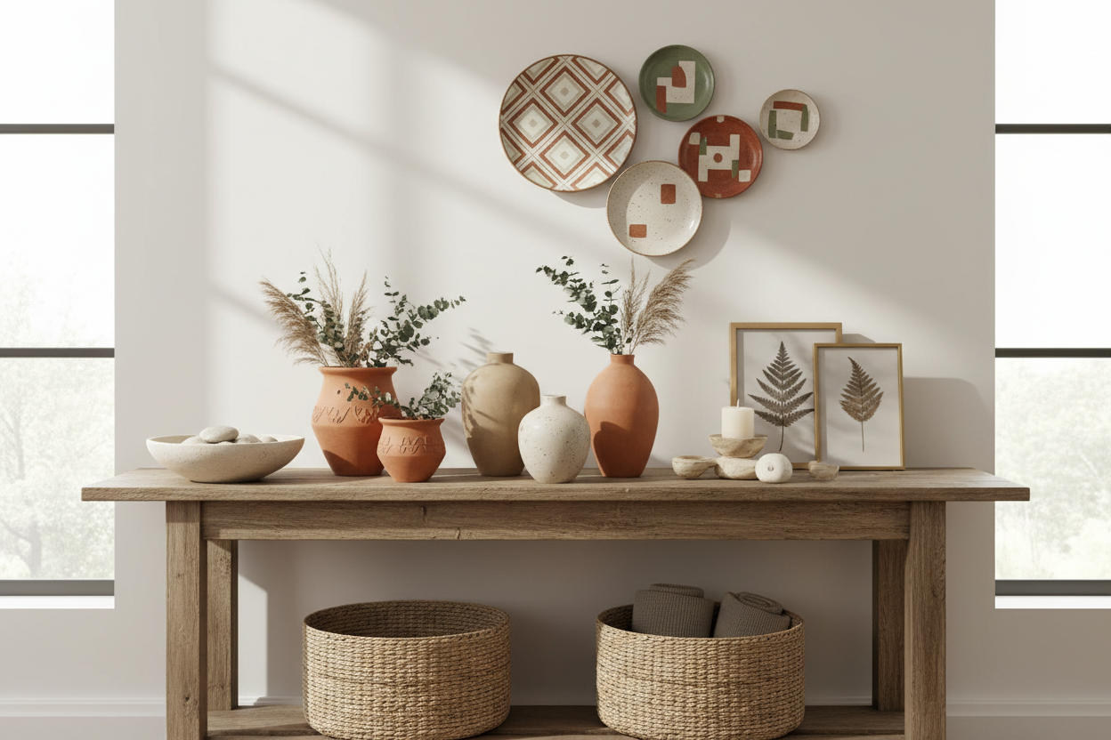 dame una imagne que tenga varios objetos de decoracion 